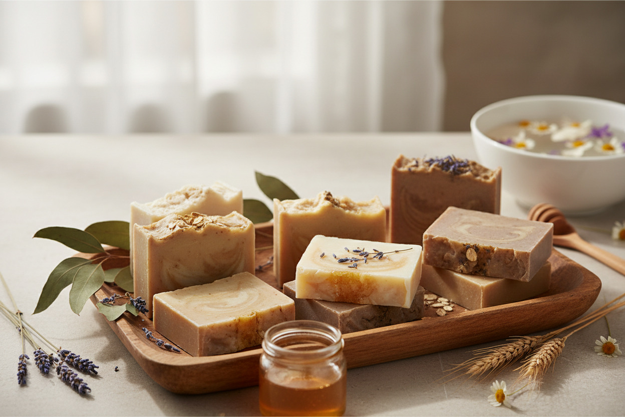 Handmade Soap Company Website Banner